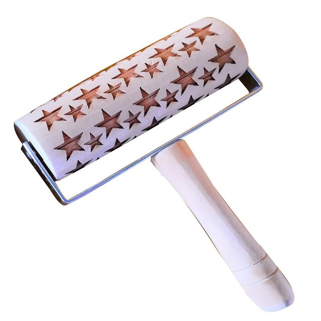 EMBOSSED HOLIDAY ROLLING PINS - Christmas Ornament